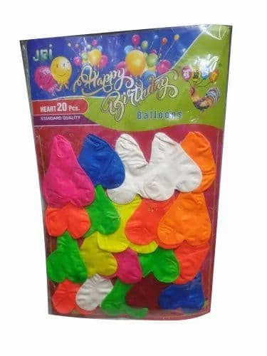 Heart Shape Balloons (12 Pcs)