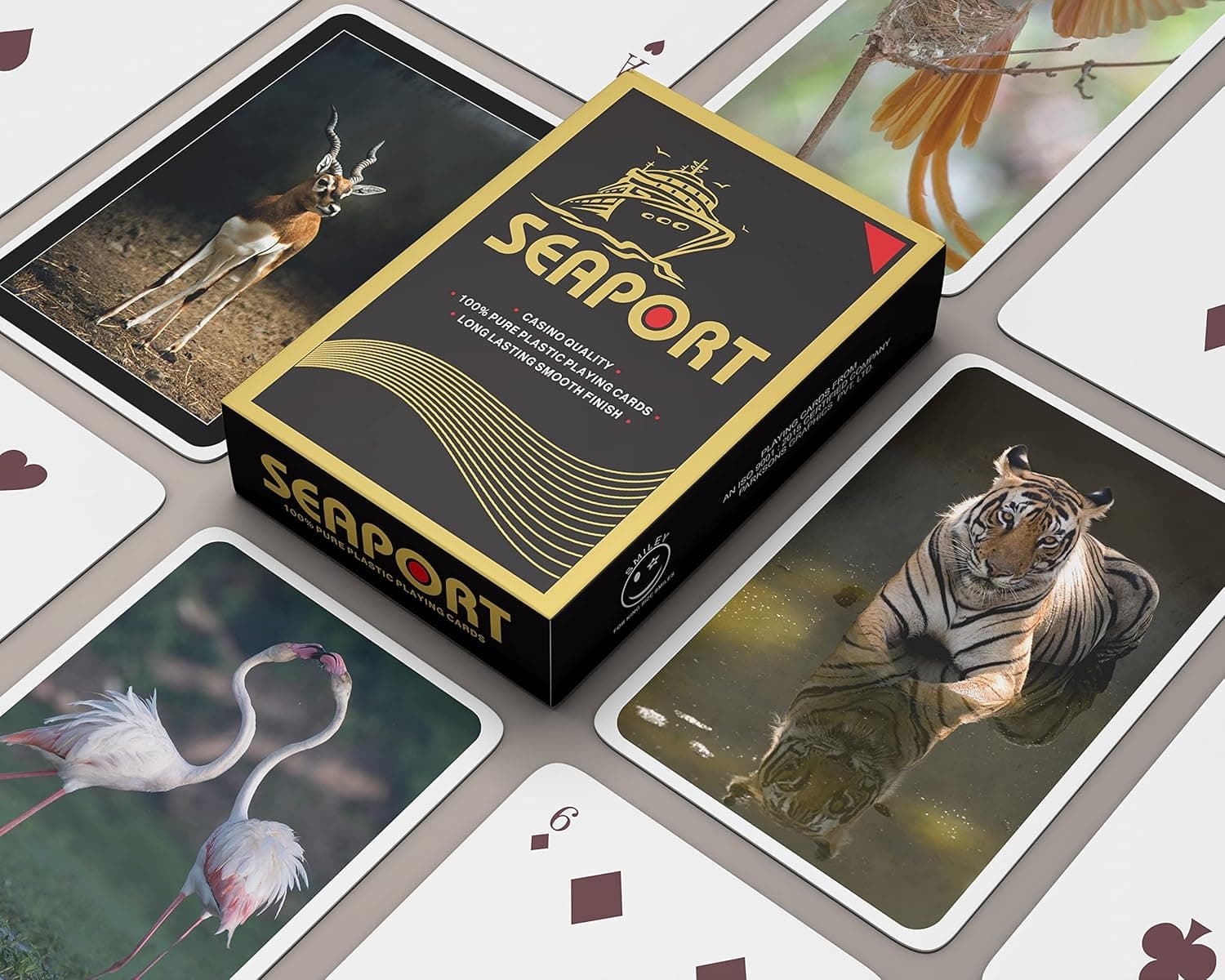 Seaport Plastic Playing Cards