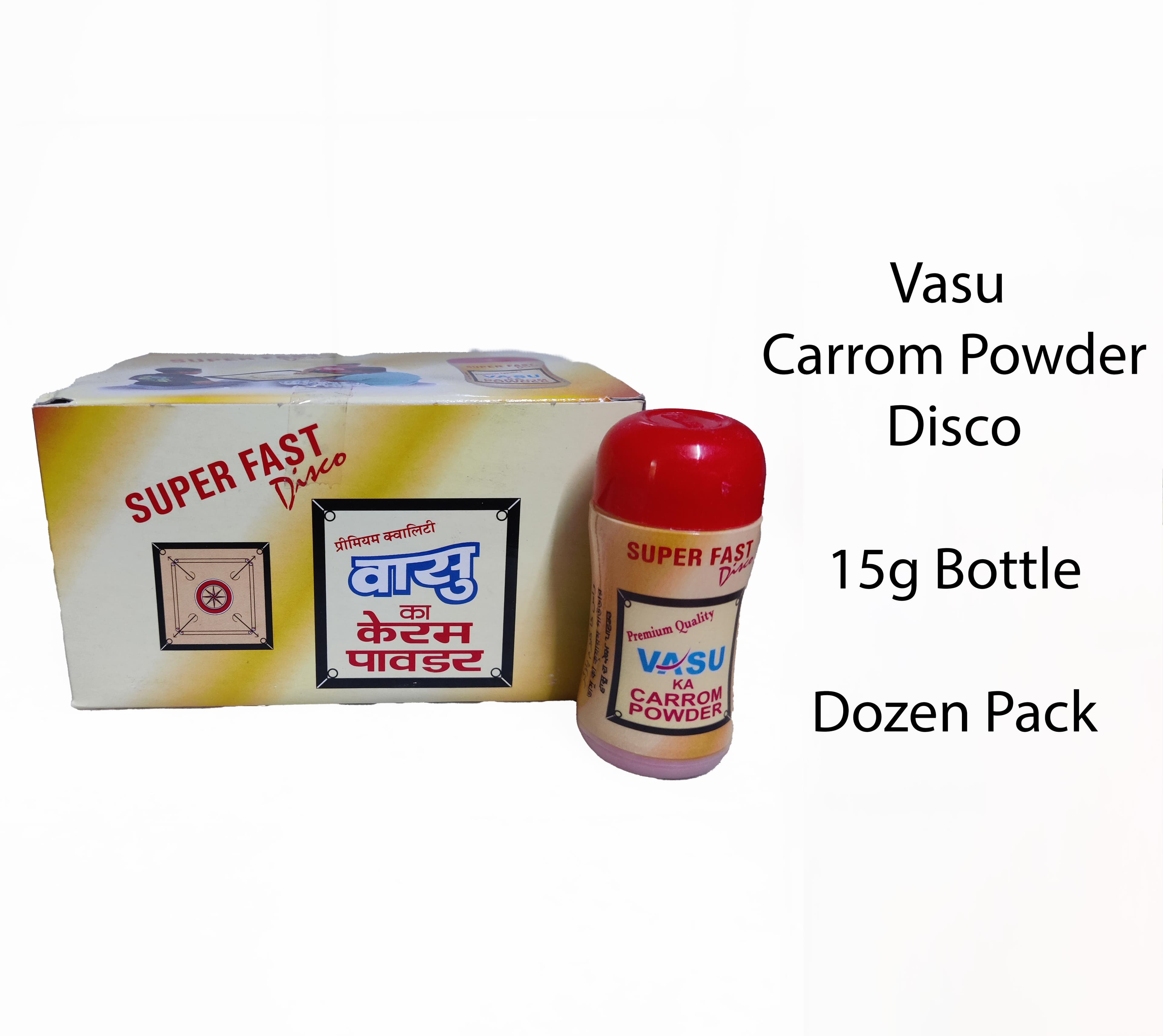 Vasu Carrom Powder Disco 15 g Bottle wholesale