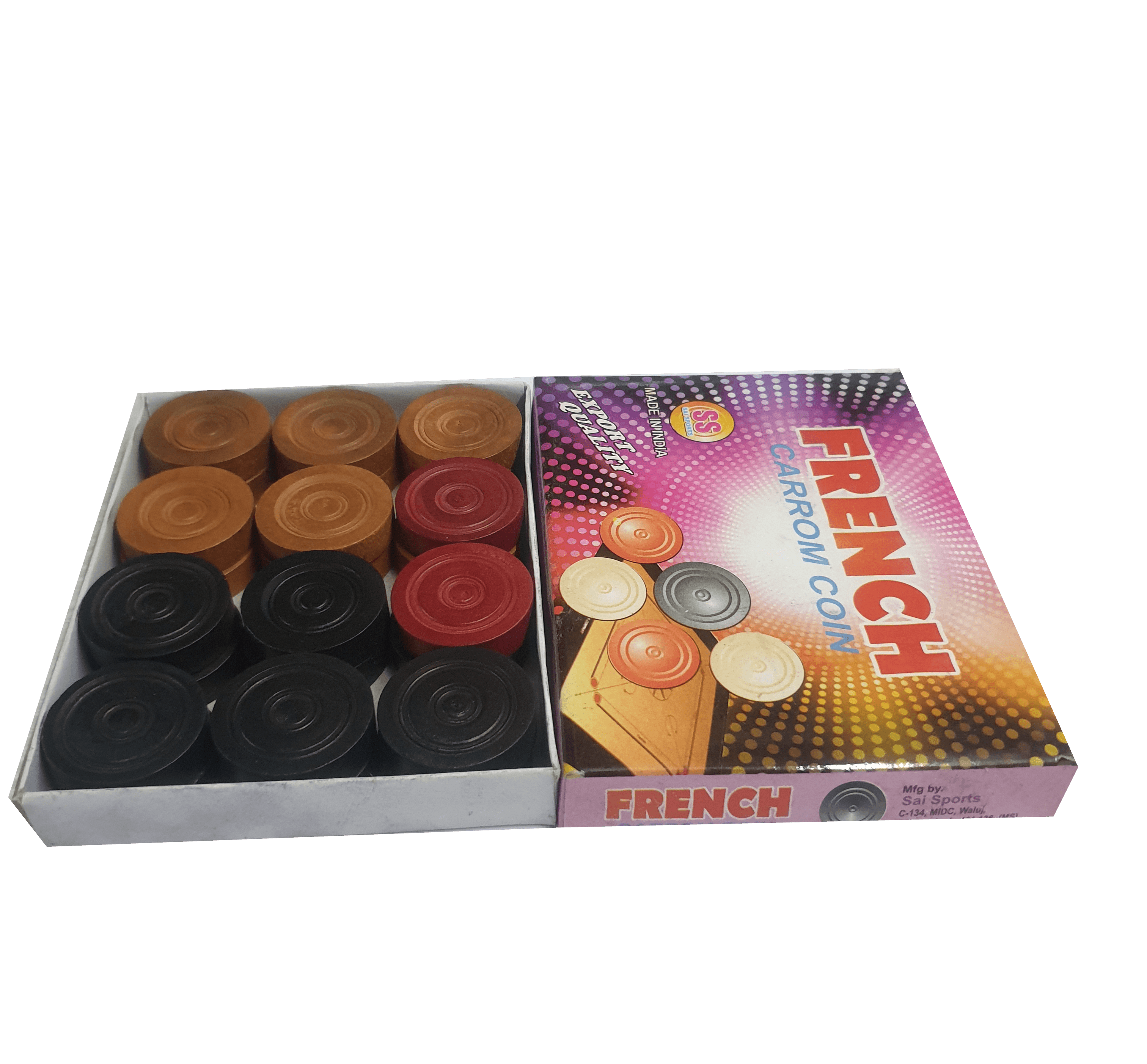 French Carrom Coins